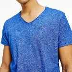 T Shirt Tommy Hilfiger Jeans homme bleu jaspé