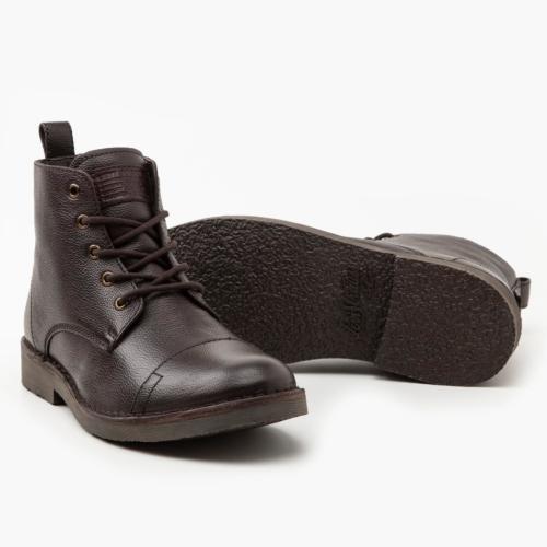 Chaussures Boots Levi's ® en cuir brun