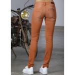 Pantalon Freeman T Porter Alexa Slim magic color leather brown