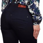 Jean slim Freeman T Porter Clara Magic Denim bleu foncé flora taille standard