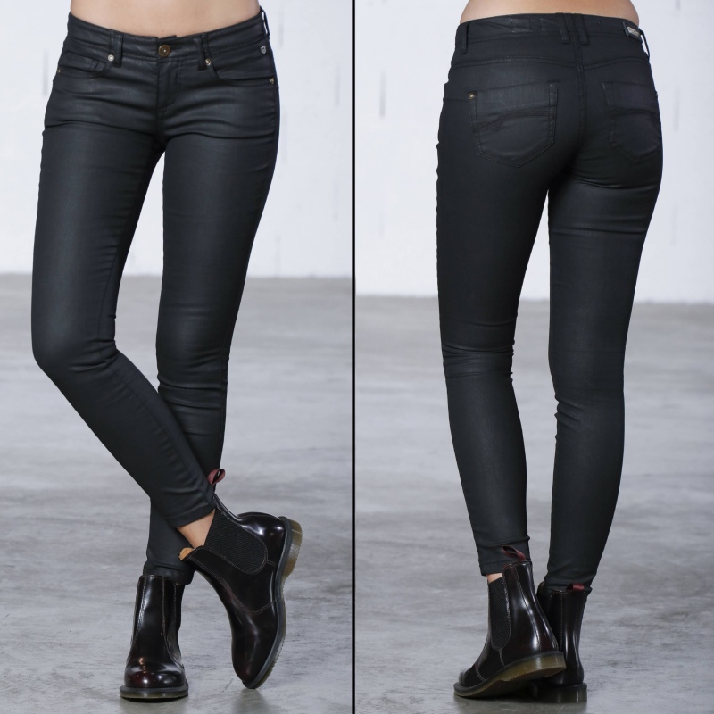 Jeans Kaporal, noir huilé