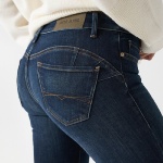 Jeans Salsa femme Wonder slim bleu foncé