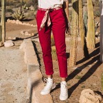 Pantalon Freeman T Porter femme Claudia Felicita rouge