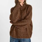 Pull Femme Le Temps des Cerises Nyx marron