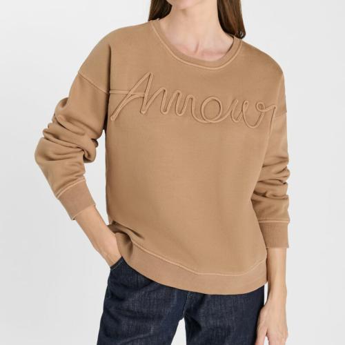 Sweat femme Le Temps des Cerises Lacet beige
