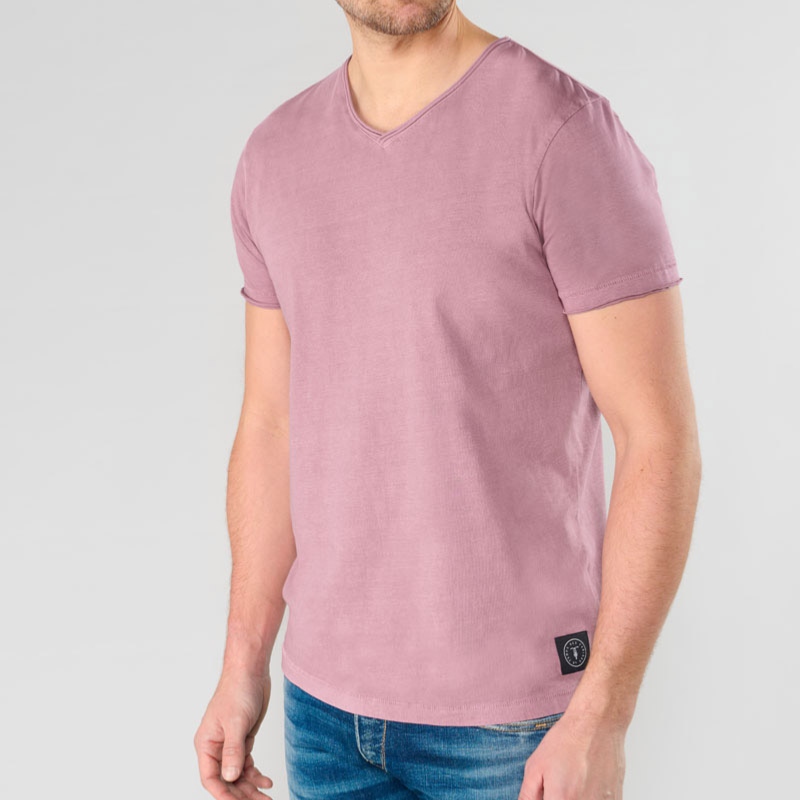 T Shirt homme Le Temps des Cerises Gribs rose