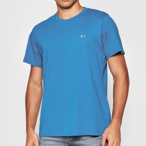 T Shirt bleu Tommy Jeans homme Classic Tee