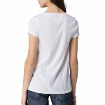 Tee Shirt Tommy Hilfiger femme modèle Leena blanc