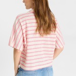 Top Le Temps des Cerises femme Cleo blanc Rose