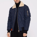 Blouson aviateur Bombers Original Versmold bleu marine