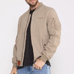Veste Bombers Original Mac 1 en coton beige
