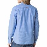 Chemise homme Tommy Hilfiger Thomas en coton bleu rayé blanc