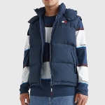 Doudoune sans manches Tommy Hilfiger Jeans bleu marine