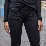 jean femme Freeman Porter Alexa Magic Denim couleur noir