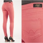 Pantalon Le Temps des Cerises 316 slim couleur rose pomelo