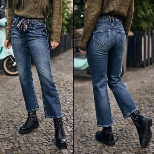Jeans bootcut cropped Freeman T Porter femme Norma Power