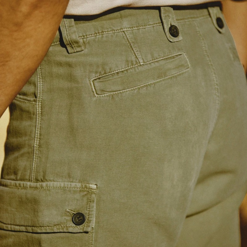 pantalon cargo Freeman T Porter homme hashes treillis kaki