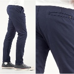 Pantalon Chino homme Le Temps des Cerises Jas bleu marine