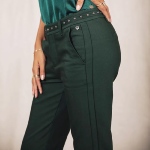 Pantalon city Freeman T Porter femme Claudia vert