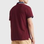 Polo homme Tommy Hilfiger Jeans homme bordeaux