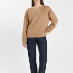Sweat femme Le Temps des Cerises Lacet beige