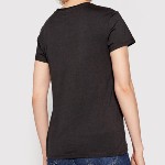 T Shirt Levi's ® femme perfect tee noir logo Levi's argenté