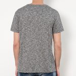 T Shirt Le Temps des Cerises homme Zephyr gris logo bouledogue