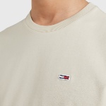 T Shirt Tommy Jeans homme Classic Tee beige