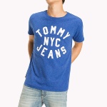 T Shirt bleu Tommy Jeans Nyc pour homme