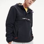 Blouson enfilable Tommy Hilfiger Jeans homme Popover noir