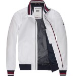 Blouson blanc Tommy Hilfiger Jeans homme coupe veste