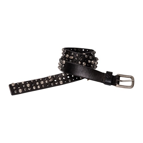 Ceinture femme Freeman T Porter modèle Adenora en cuir noir