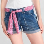 Short en jean femme Le Temps des Cerises Bloom