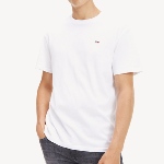 T Shirt blanc Tommy Hilfiger / Tommy Jeans homme