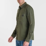 Chemise coton Le Temps des Cerises Debin vert british