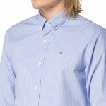 Chemise Tommy Hilfiger homme modèle Thomas couleur Lavender Lustre