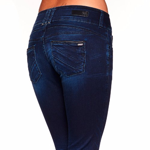 Jeans Slim Le Temps Des Cerises - Taille 14 Ans - Bleu Délavé - Très Bon état