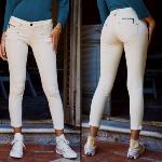 Pantalon femme Freeman T Porter Alexa Cropped Slim egret