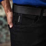 Jeans homme Freeman T Porter Jimmy noir pitchy coupe droite straight