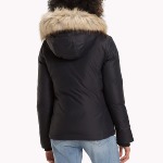 Manteau Blouson noir Tommy Hilfiger Jeans femme