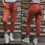 Pantalon chino Freeman T Porter femme Claudia Felicita picante