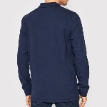 Polo Tommy Hilfiger Jeans homme bleu marine à manches longues