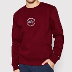 Sweat Tommy Hilfiger Jeans Timeless bordeaux pour homme