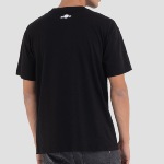 T Shirt Replay Jeans noir logo blanc