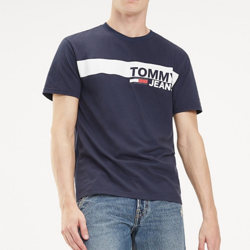T Shirt Tommy Hilfiger Jeans Essential Box bleu marine