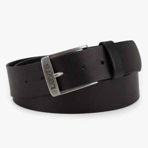 Ceinture Levi's ® new ducan en cuir noir