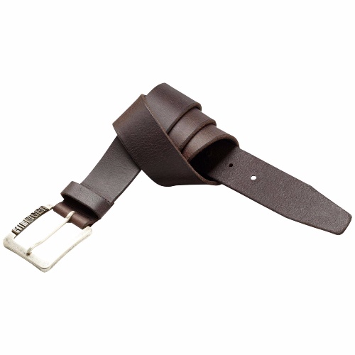 Ceinture Tommy Hilfiger modèle Yelp Belt en cuir marron