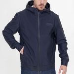 Veste capuche softshell Bombers Original Moorehead navy