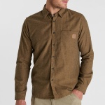 Chemise coton Le Temps des Cerises Debun Tobacco