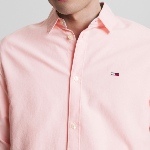 Chemise Tommy Hilfiger rose pour homme